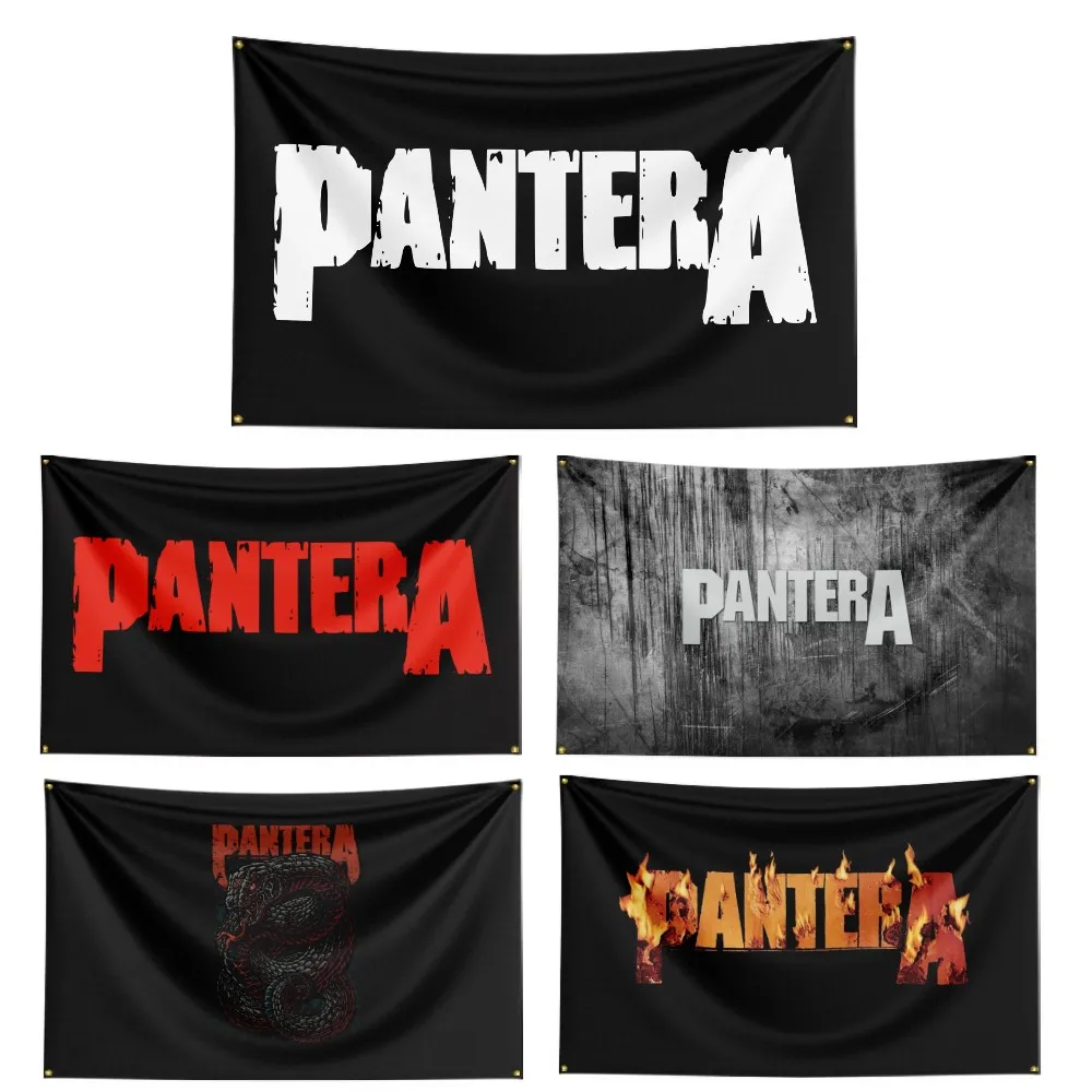 

3x5 Ft PANTERA Band Flag Polyester Digital Printed Music Team Banner Flag Decoration Banner Flag Banner