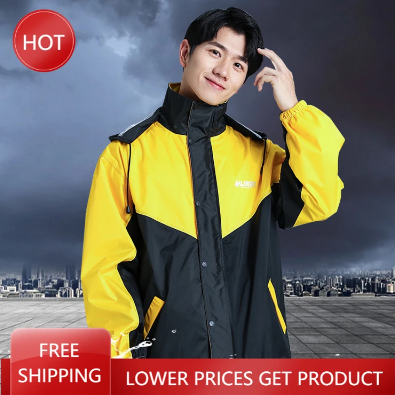 レインスーツ キャンプ ハイキング 釣り用の黄色の防水レインスーツ Aliexpress