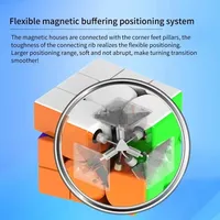 HaiTun Waverider V1 3x3 Magnetic Cube Stickerless Professional Speed Dolphin Magic Cube for Competition Puzzle Cubo Magico Gifts 2