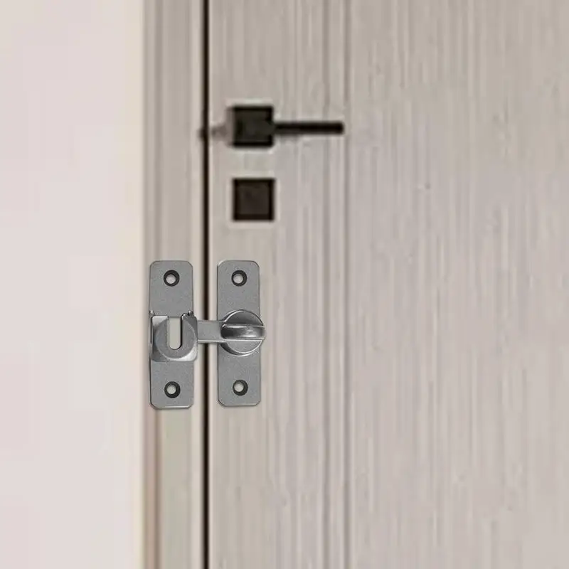 90/180 Degree Door Lock 90/180 Degree Door Lock Latch For Sliding Protect Privacy Household Latch For