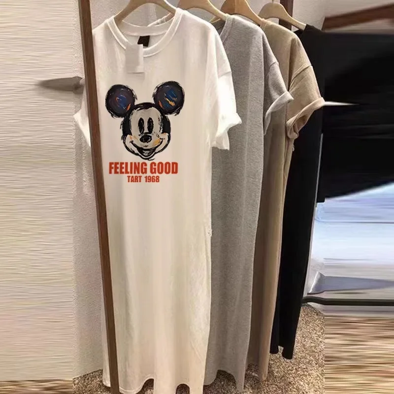 Pure Cotton White [FEELING-Mickey pattern]]