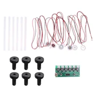 Humidifier Module DIY Kit Nebulizing Control Board Ultrasonic Nebulizer Mist Driver Circuit Board 6 Nozzle 1