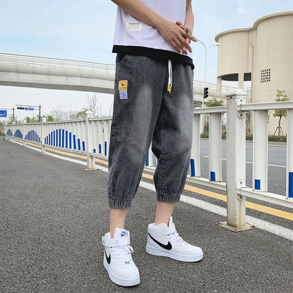 2023 Bermuda Jeans Casual Shorts Men Summer Clothing Male Denim Pant Cotton Long Capris Shores Of Chores pantalones cortos
