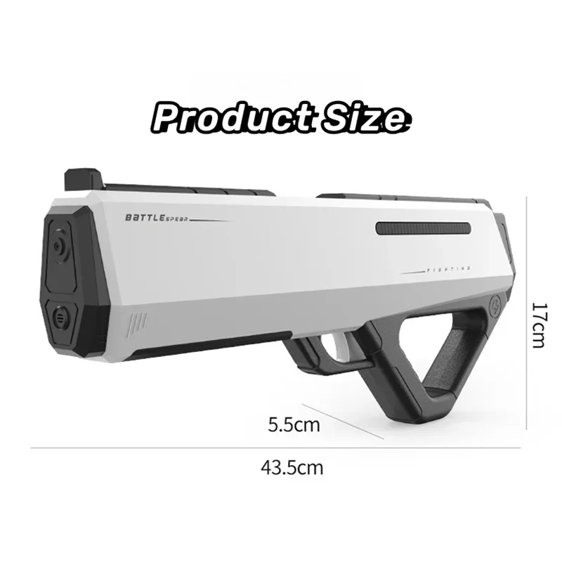 Summer Outdoor Toys Electric Water Gun For Children Spraying Guns Fully Automatic Watergun Absorption Soaker Water Gun Pool Toys 6