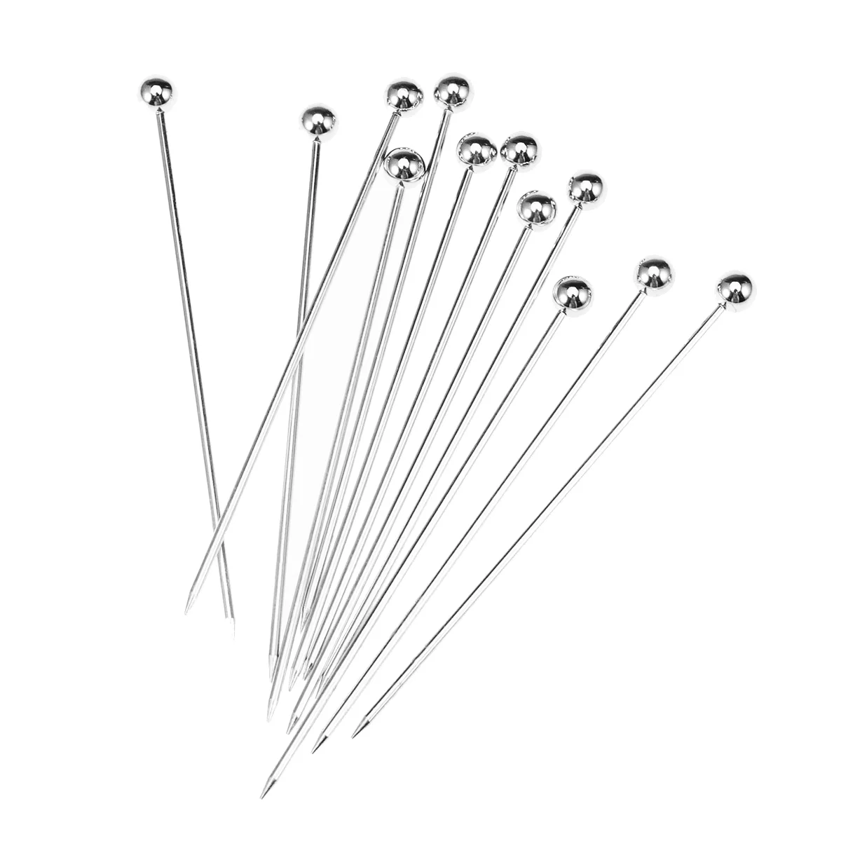 

Fruit Sticks Stainless Steel Cocktail Picks Fruit Stick Toothpicks fruit stick For Party Bar Cocktail Fruit Stick Supplies