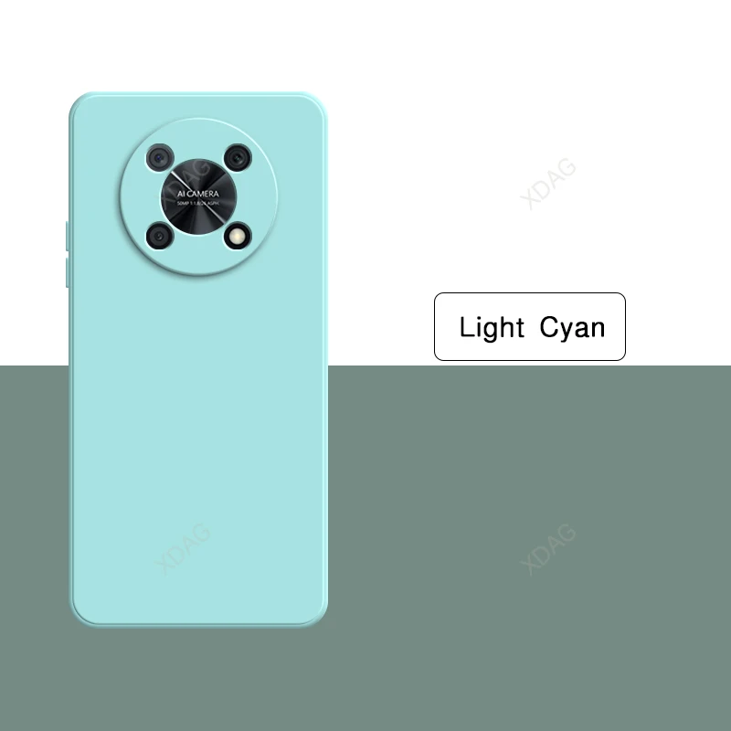 Premium Square Silicone Soft Phone Case with High-Quality Flocking