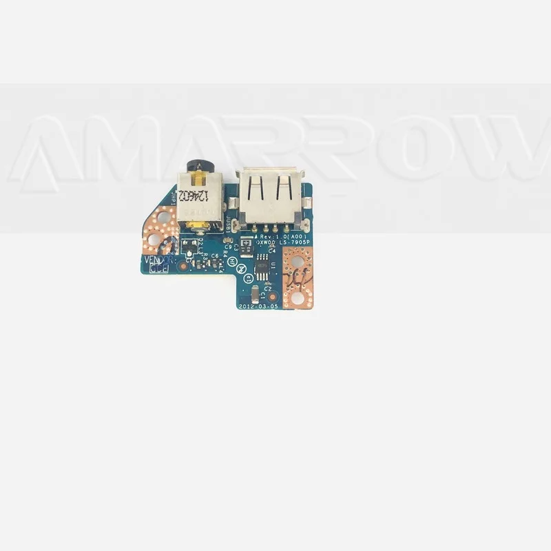 

Original Free Shipping for Dell E5430 Sound Card Board USB Board LS-7905P