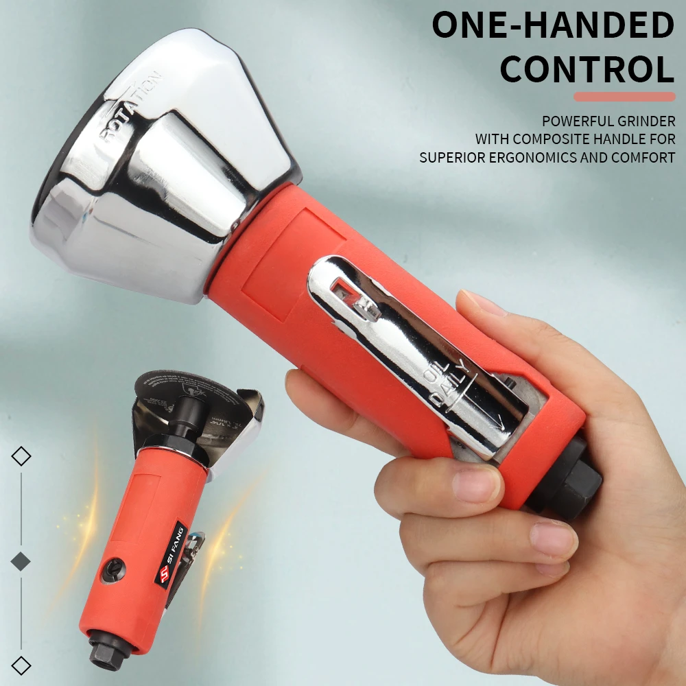 3 Inch Pneumatic Angle Grinder Wheel Air Grinder Tool for Metal Wood Cutting Pneumatic Tool Polishing Machine