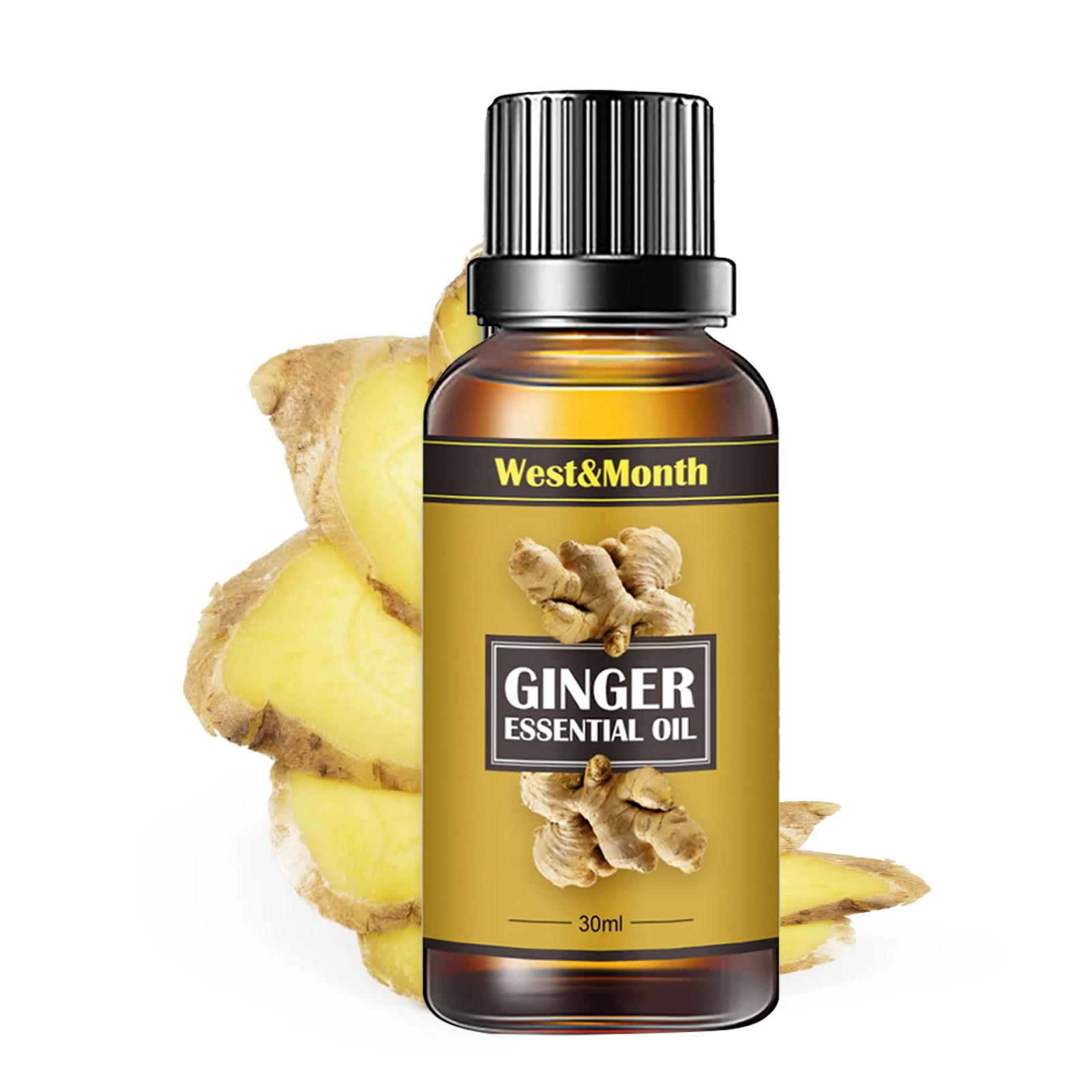 Belly Drainage Ginger Oil 30ml Full Body Massage Oil Enhanced With High