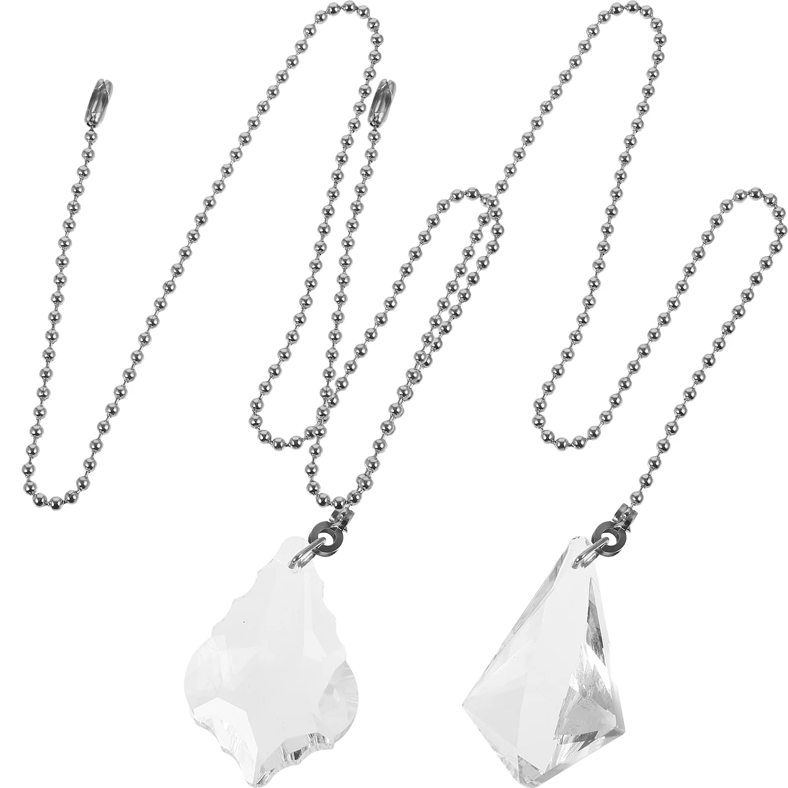 2 Pcs Ceiling Light Lamp Fan Chain Zipper Pull Chains For Fans And Lights Accessories Bead