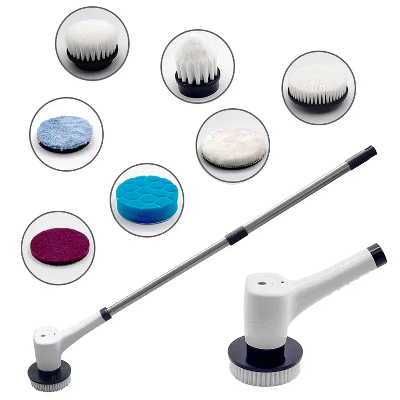 Automatic Electric Cleaning Brush Kit Electric Spin Cleaning Scrubber  Electric Cleaning Tools Wireless Electric Cleaning Brushes