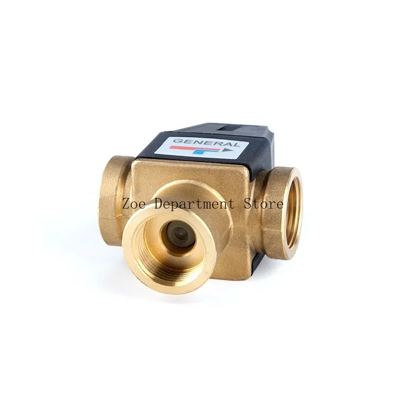 3 Way Thermostatic Mixer Valve DN20/25 Female/Male Thread Brass Thermostatic For Solar Water Heater Bathroom Accessory