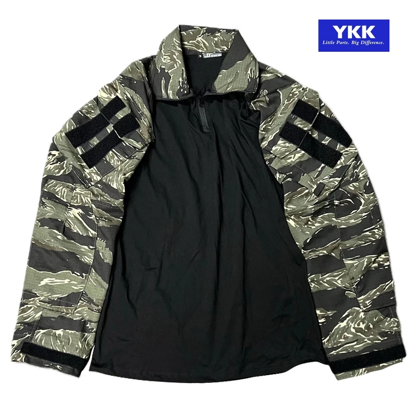 Chemise Tactique De Combat Gen3 Manches Longues, Style Armée, Pour Homme, Mélange De Coton