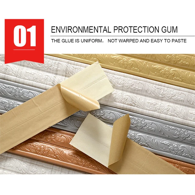 Bordi Autoadesivi Metallici Per Pareti - 5 Metri Colore Argento Spazzolato | Impermeabili - Foto 12