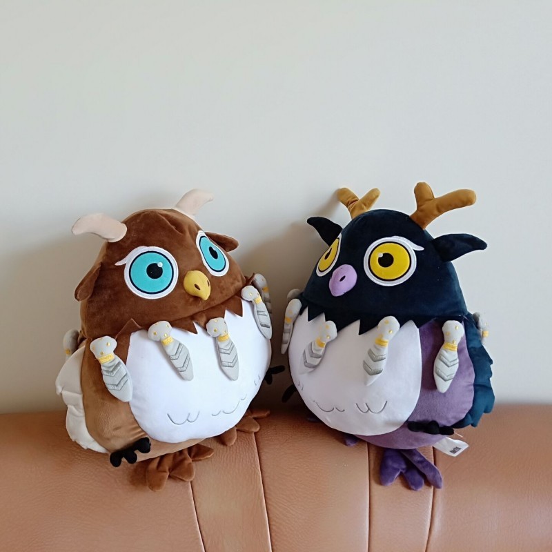 45cm WOW Moonkin Hatchling Plush Toys Cartoon Stuffed Animal The Alliance Horde Warcraft Anime Throw Pillow Room Decor Cos Props