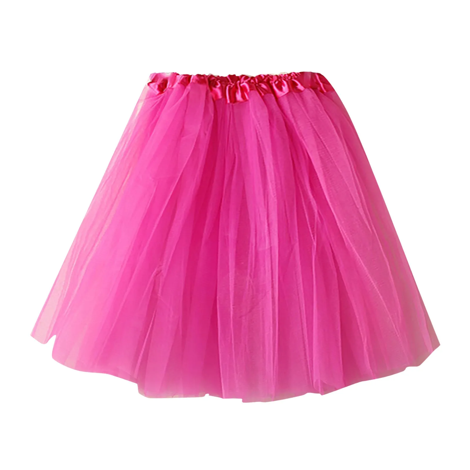 Ladies Soild Color Dress Short Fashion Pleated TUTU Dance Skirt Summer Women Skirt Streetwear 4