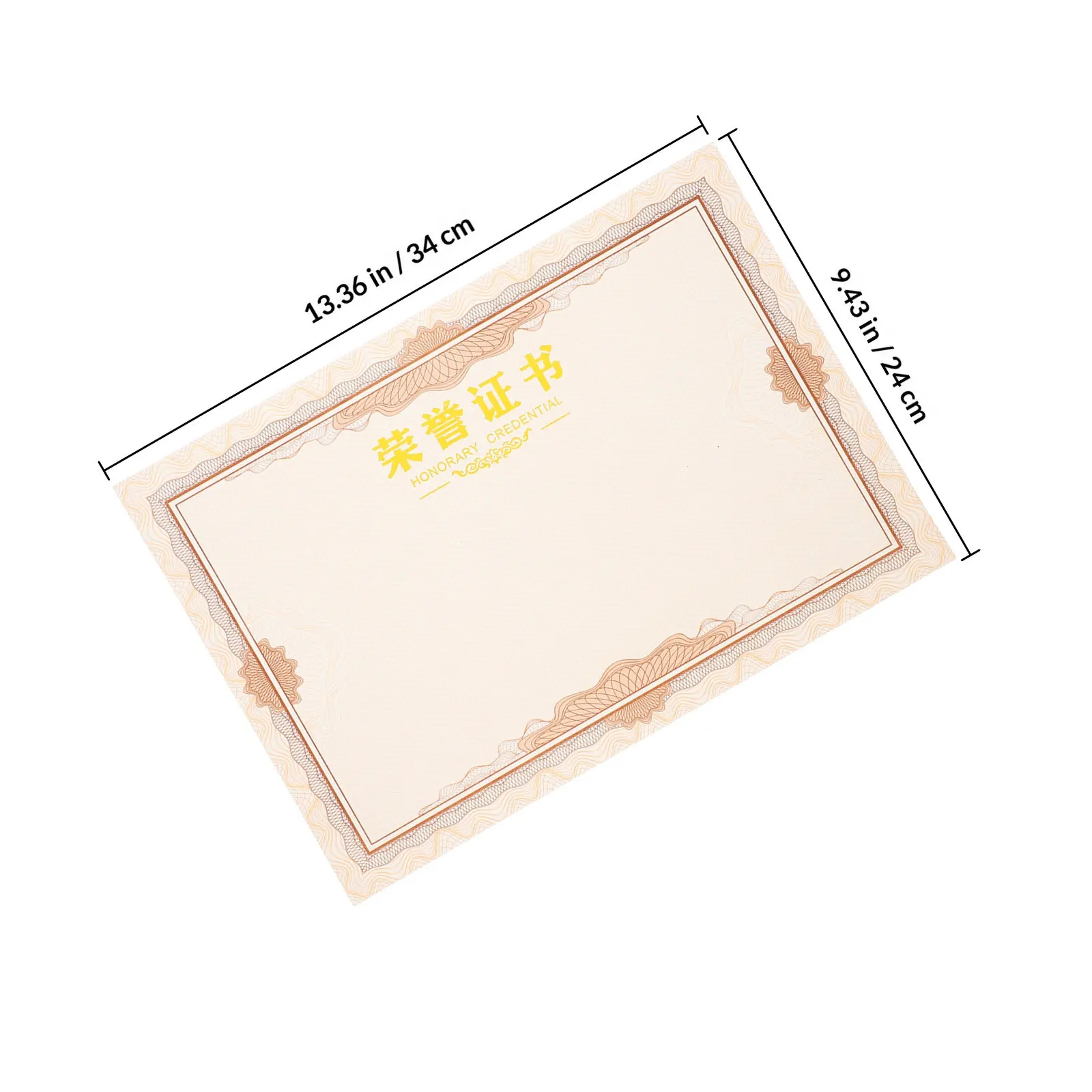 50개입 빈 디플로마 증서 용지, 학생, 교사, 자원봉사자 시상, 학교, 사무실, 가정용 아카이브 등급 용지