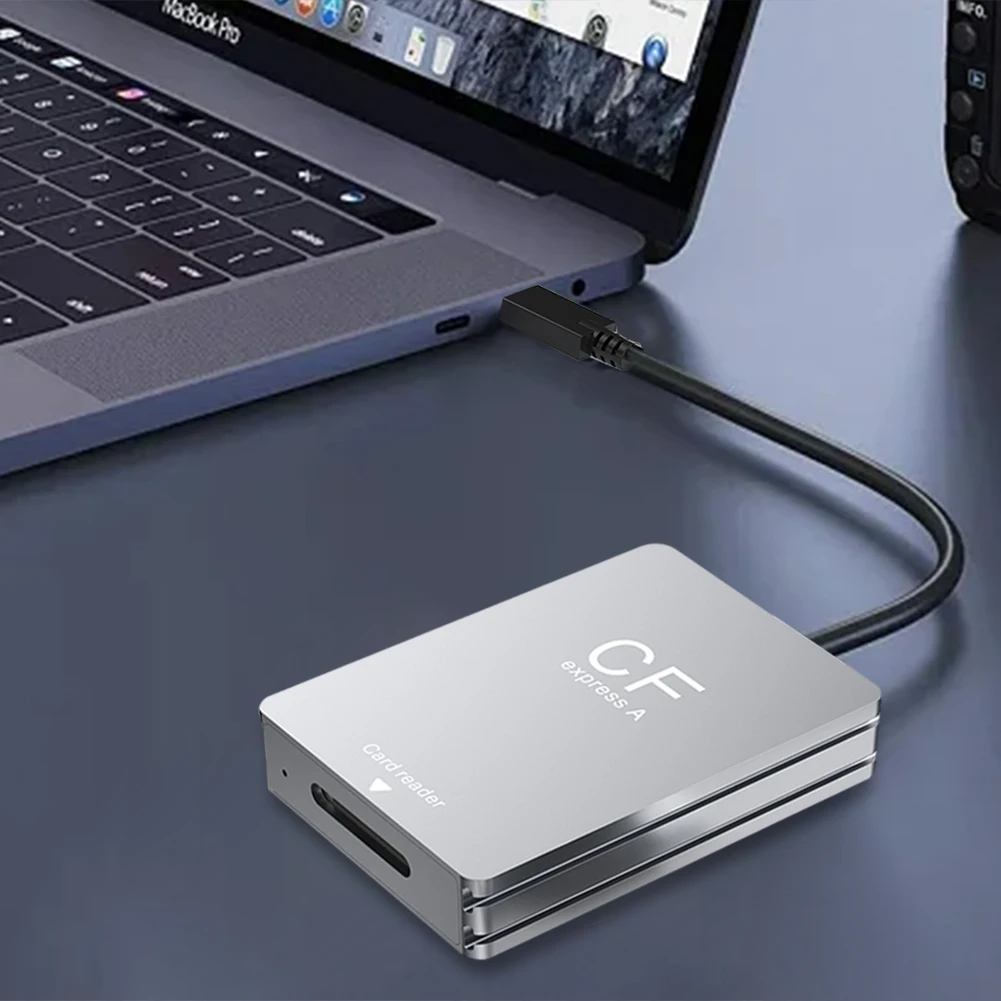USB C-USB C/USB A 케이블이 포함된 CFexpress 타입 A 카드 리더기 CFexpress 리더기는 SLR용 안드로이드/Windows/OS를 지원합니다.