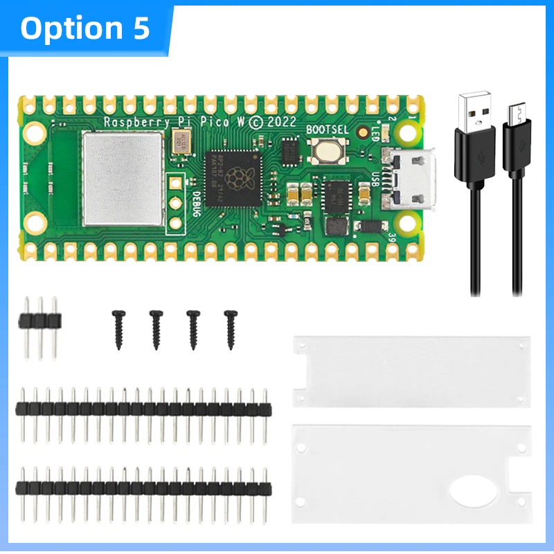 Generic Raspberry Pi Pico W With WiFi 2.4 5G Wireless Module Official ...