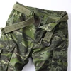 Men Combat Pants With Knee Pads Tactical Cargo Sport Trousers Camouflage Multicam Trekking Hunting Clothes（Not belt） 4