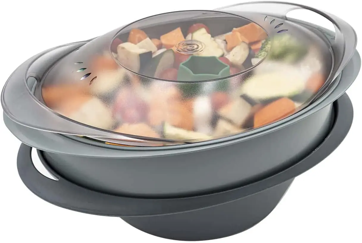 Glass Lid Heat Resistance Steaming Pan Cover Food Processor Robot Lid Food Steamer Clear for Thermomix TM5 / TM6 / TM31