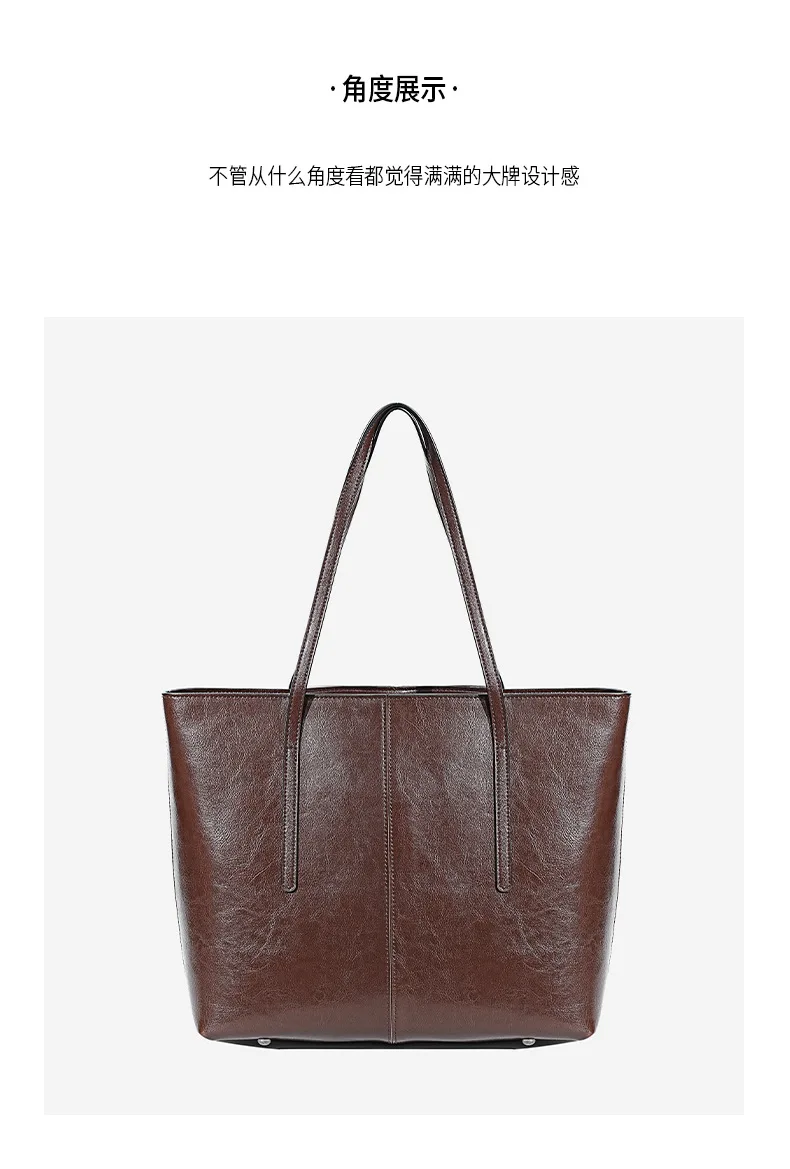 Luxury Women’s Genuine Leather Tote Bag