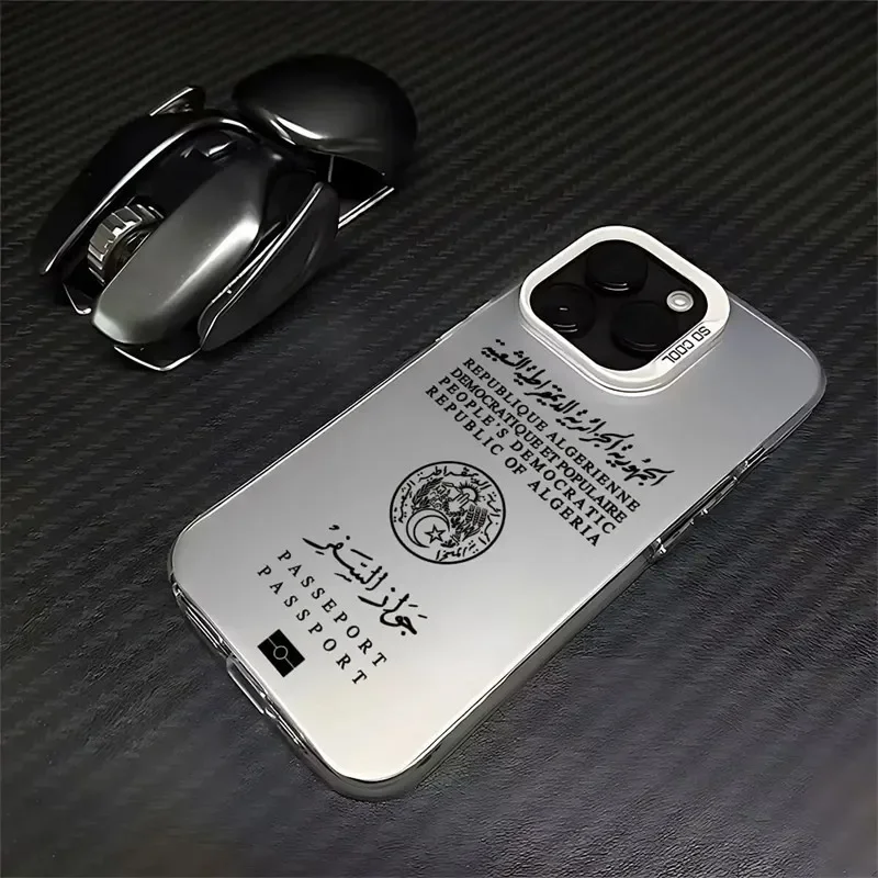 Algeria Passport Candy Matte Shockproof Phone Case Cover