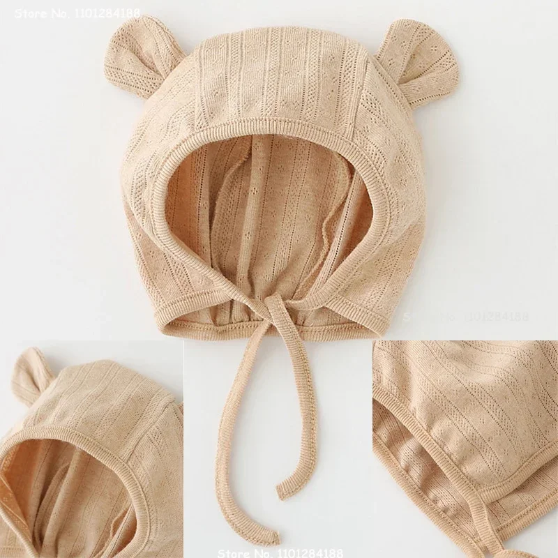 Summer New Sunscreen Breathable Baby Hat Children's Foreign Style Thin Sunshade Hats Cute Boy Girl Infant Comfortable Cotton Cap 5