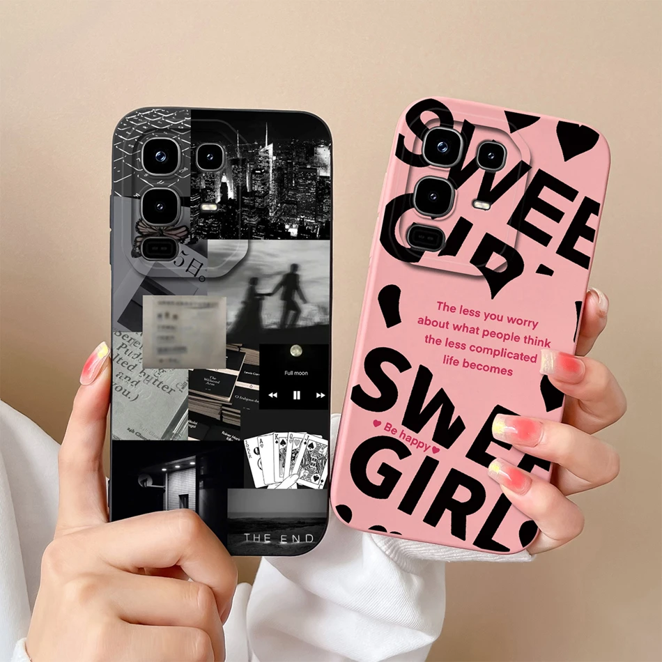 Cartoon Cute Design Phone Case - Full Protection Soft Liquid Silicone Back Cover Bumper