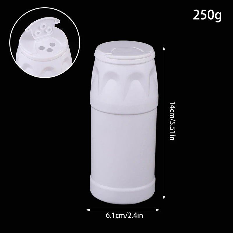 250/350g garrafa de pó de talco recarregável cosméticos dispensador de pó seco recipiente de pó de plástico potes vazios garrafas de spray