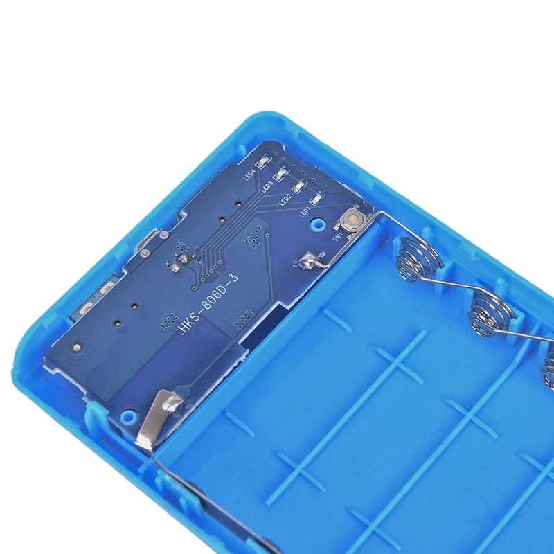 USB New Power Bank Charger Case DIY Pack 6pcs 18650 Battery Holder for