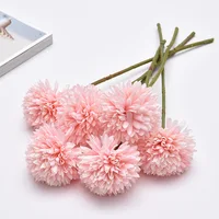 30cm Artificial Flower Dandelion Ball Chrysanthemum Fake Flower Living Room Potted Flower Arrangement Wedding Decoration 2