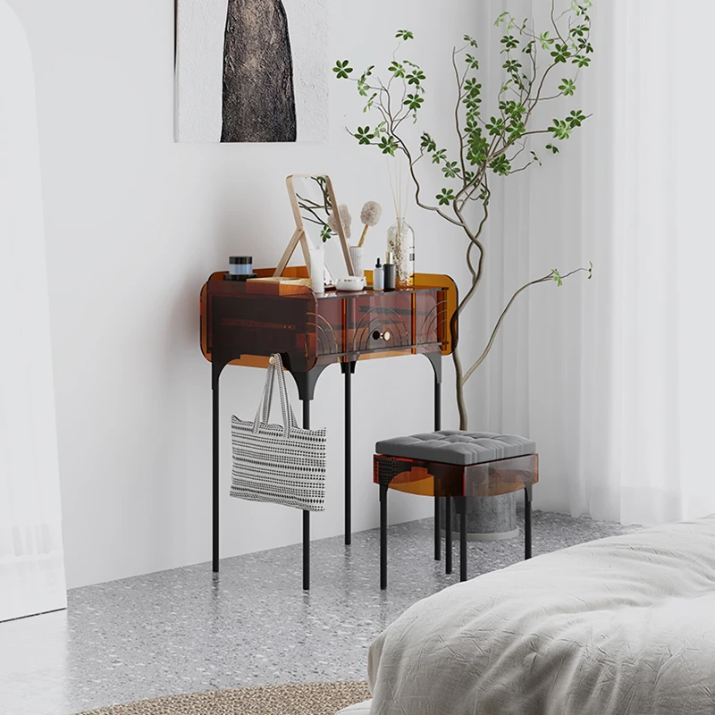 

Multifunctional Dressing Table Woman Bedroom Makeup Woman Nordic Dressing Table Classic Charm Tocador Maquillaje Furnitures