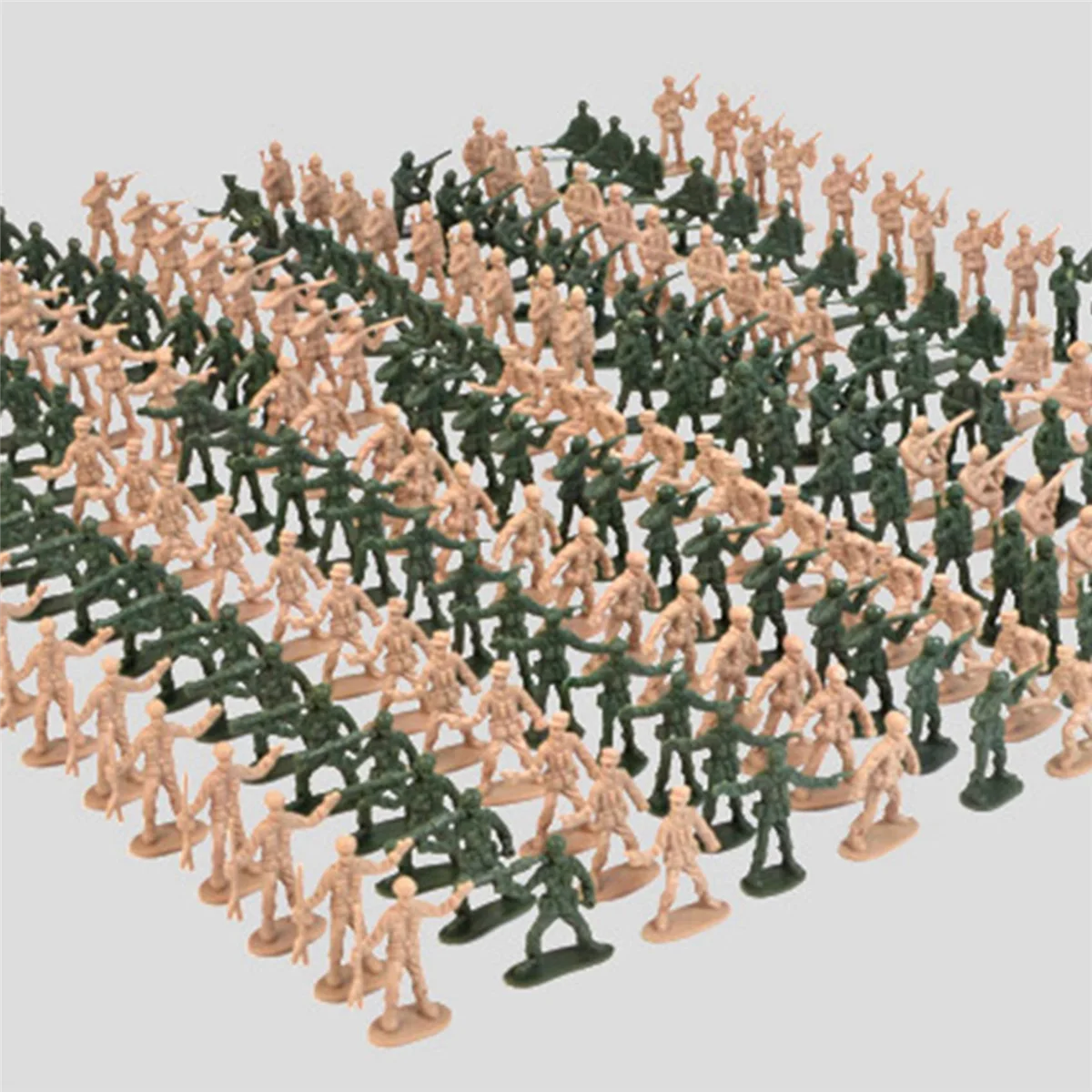 BAAU 720Pcs 1/72 DIY Simulation Plastic Soldiers Figurine Figures Model Mini Figures Sand Table Accessories