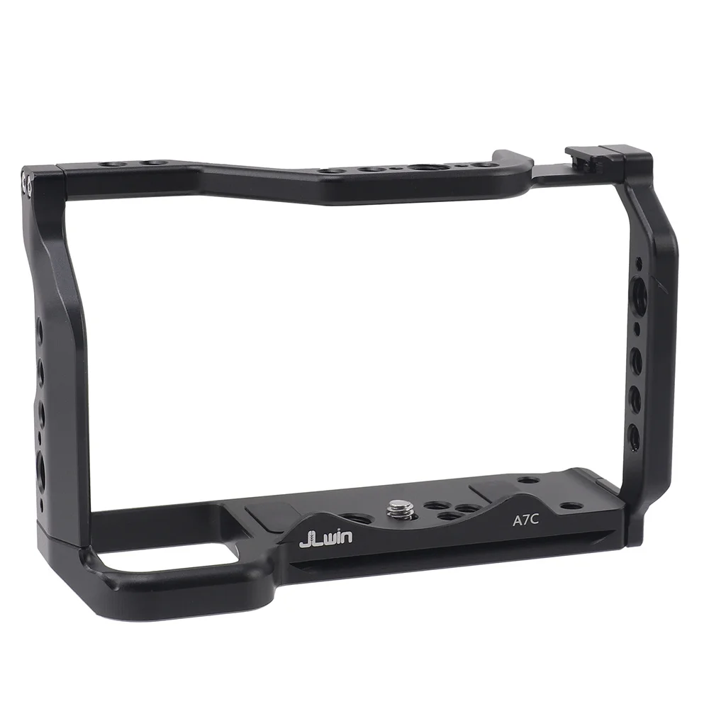 

Camera Cage Kit Body Protection Expansion Full DSLR Cage Handle Grip Rig for Sony A7C Camera Cage Photography Camera Accessories