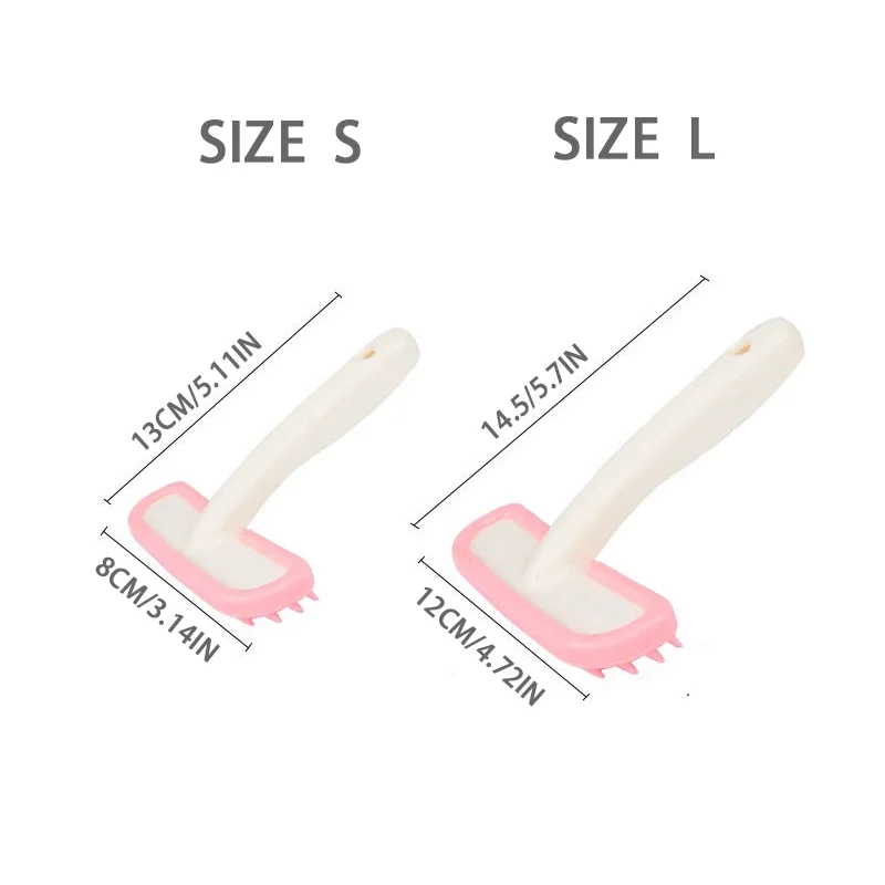 Pet Hair Brush Pet Grooming Clipper Dog Grooming Comb Silicone Small Pet Rabbit Comb Grooming Trimmer Fur Brush For Guinea Pig Chinchilla Cleaning Grooming Tool Accessoires Lapin