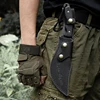 Stainless Steel Straight Knife Portable Outdoor Knife Camping High Hardness Straight Knife Outdoor Portable Knife 5