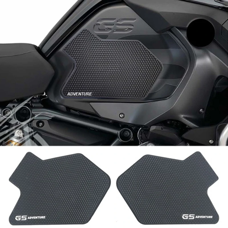 

Motorcycle Rubber Side Fuel Tank Traction Pad Side Gas Knee Grip For -BMW R1200GS R1250GS Adventure Adv 2013-2020