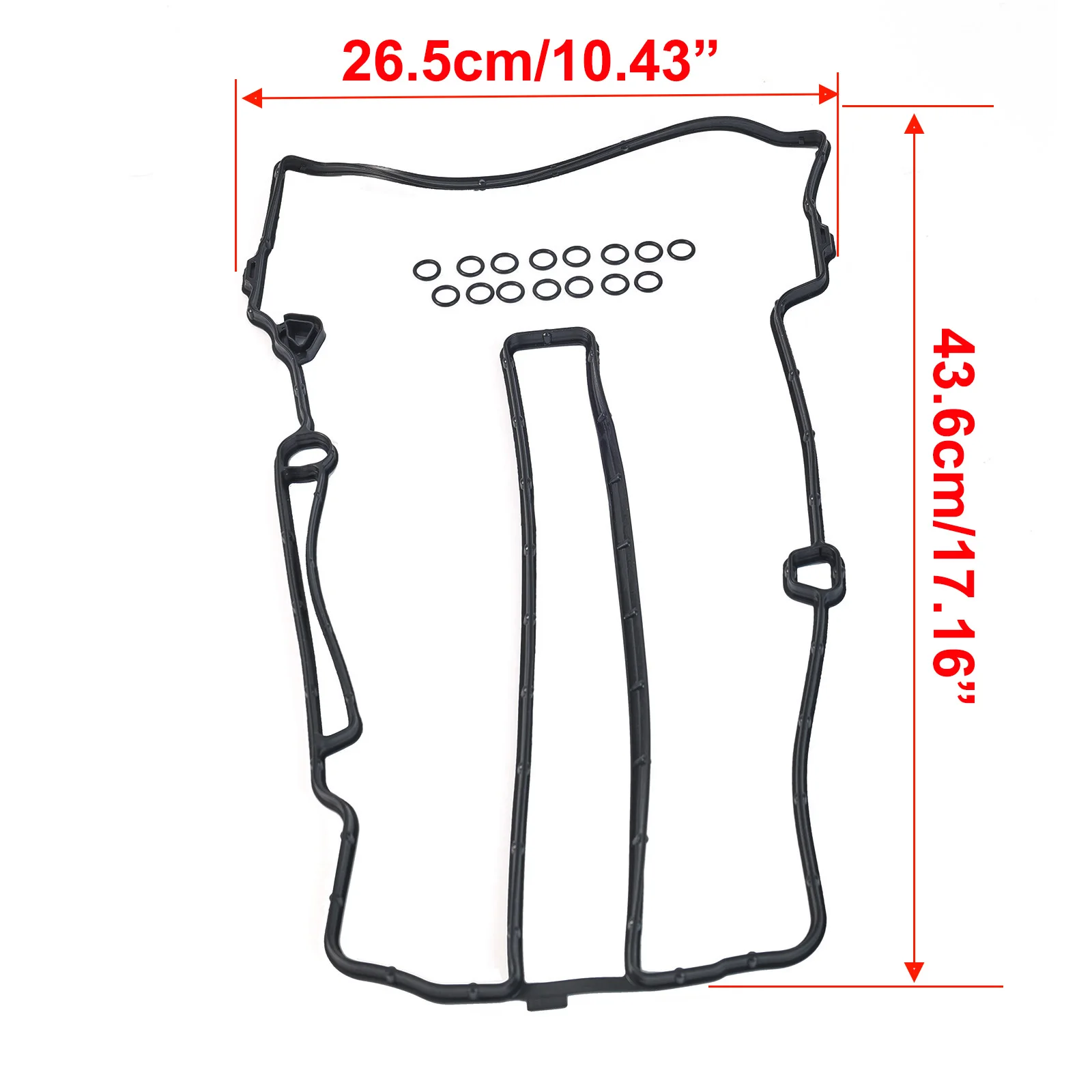 For Buick Encore Chevrolet Cruze Volt Trax 1.4L L4 Turb 4-Door Black Car Engine Valve Cover Gasket 714234900 55573747 VS50807R
