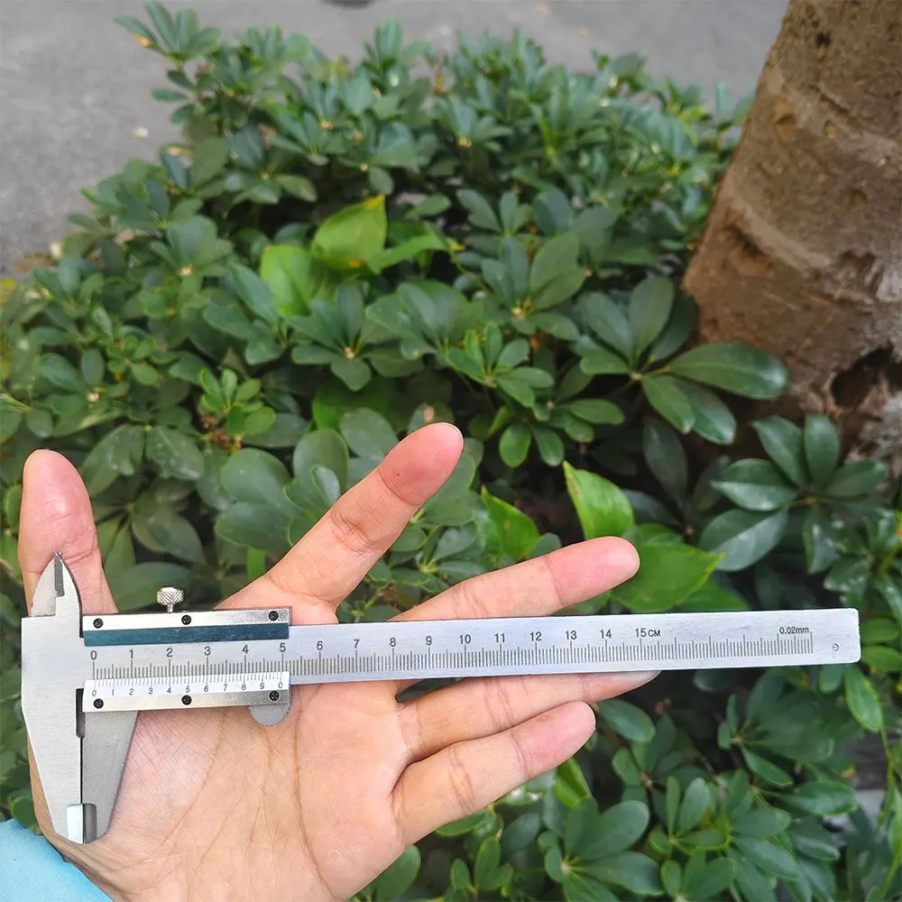 Professional Industrial Vernier Caliper 150mm Carbon Steel Precision Measurement Four Use Metric Gauge Measuring Tool