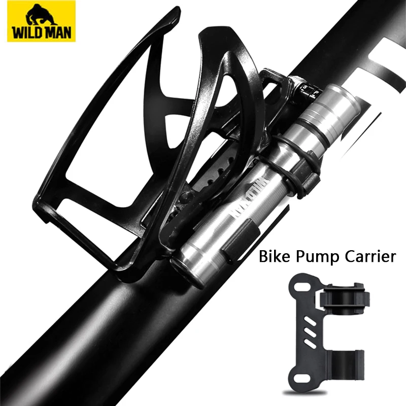 WILD MAN Aluminum Alloy Bicycle Pump Mtb Hand Air Pump Cycling Tire Inflator Schrader Presta Valve Mini Bike Pump Ball Pump - Image 6