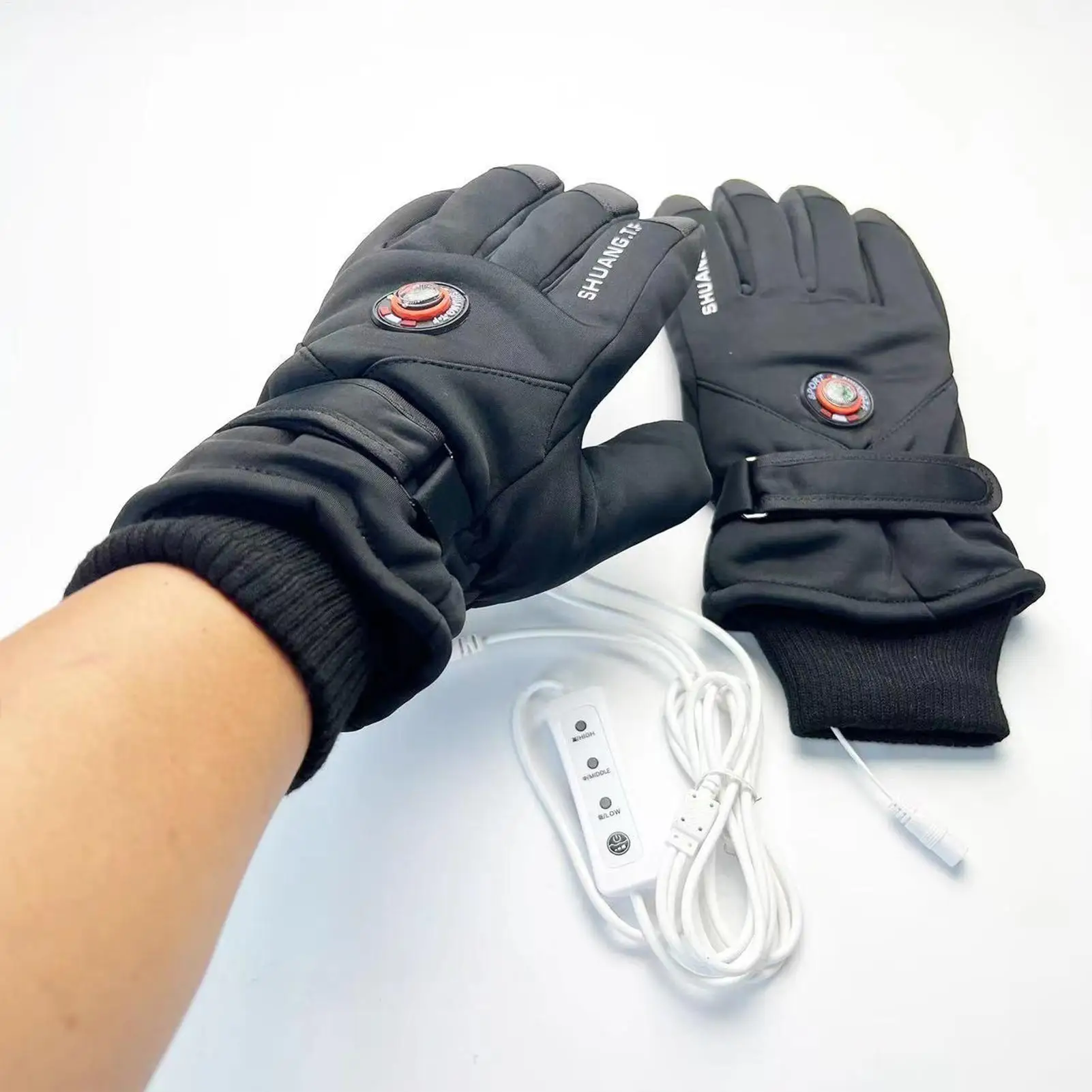 Heated Work Gloves Touchscreen Heating Mittens USB USB Heated Gloves For Men Women Outdoor Activities Sports Cycling Skiing