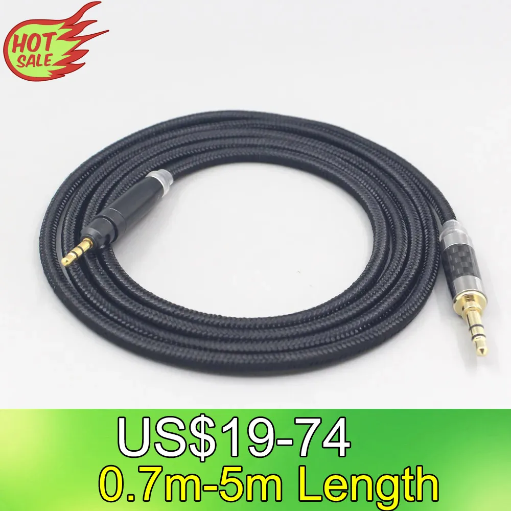 

6.5mm XLR Super Soft Headphone Nylon OFC Cable For Ultrasone Performance 820 880 Signature DXP PRO STUDIO Earphone LN007537