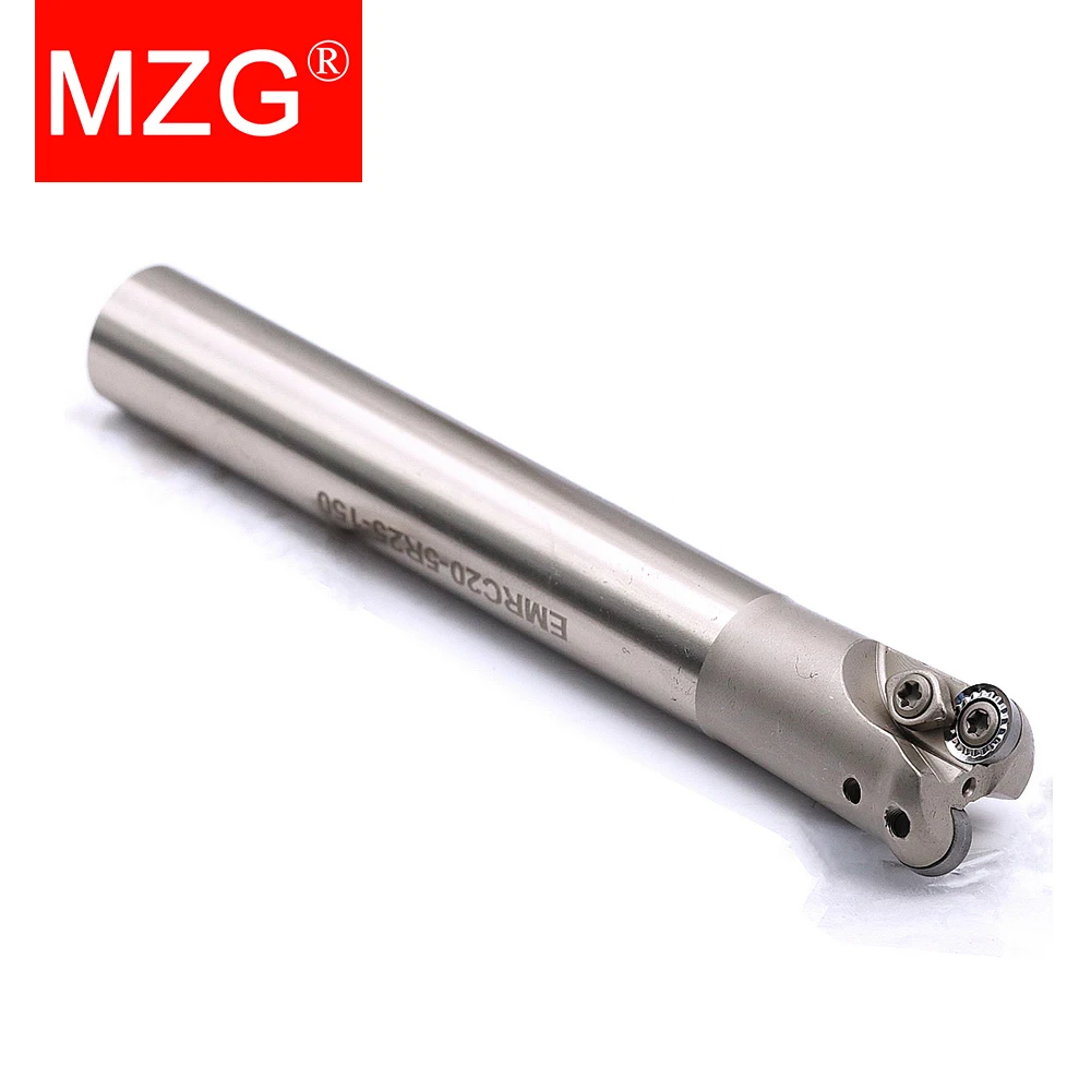 MZG EMR C10 C12 C15 C16 C19 C20 Round Nose Milling Cutter Holder 4R 5R 6R CNC Machine Carbide Inserts RPMT RPMW End Mill Tool