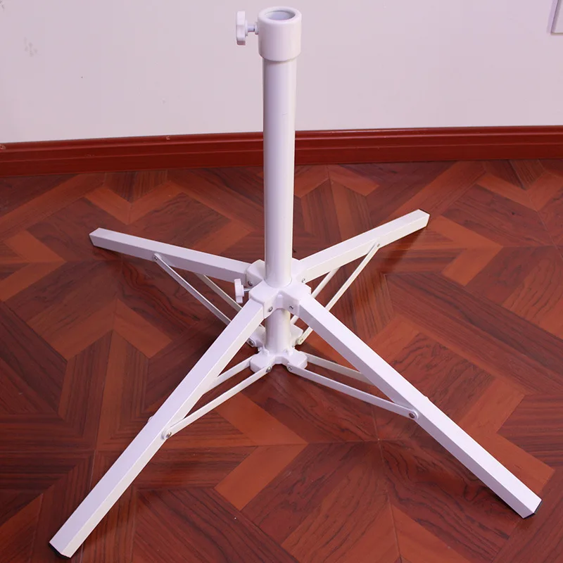 Outdoor Sun Umbrella Base Stand Portable Beach Patio Fishing Parasol Ground Bracket Folding Steady Umbrella Holder 3.4cm Pole