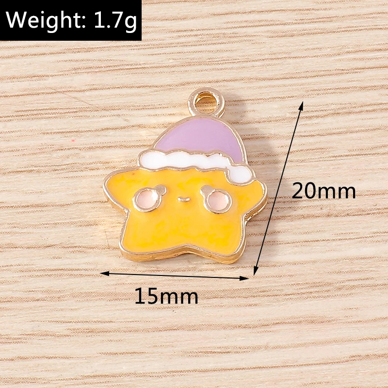 10 stücke 18x25mm Cartoon Tier Charms Emaille Dinosaurier Charms Anhänger für Schmuck Herstellung Ohrringe Halskette DIY Handwerk Zubehör – Detail 9