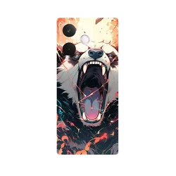 Floral Panda Silicone Soft Phone Case - TPU Protective Cover for OPPO A5 Pro 2025 (11)