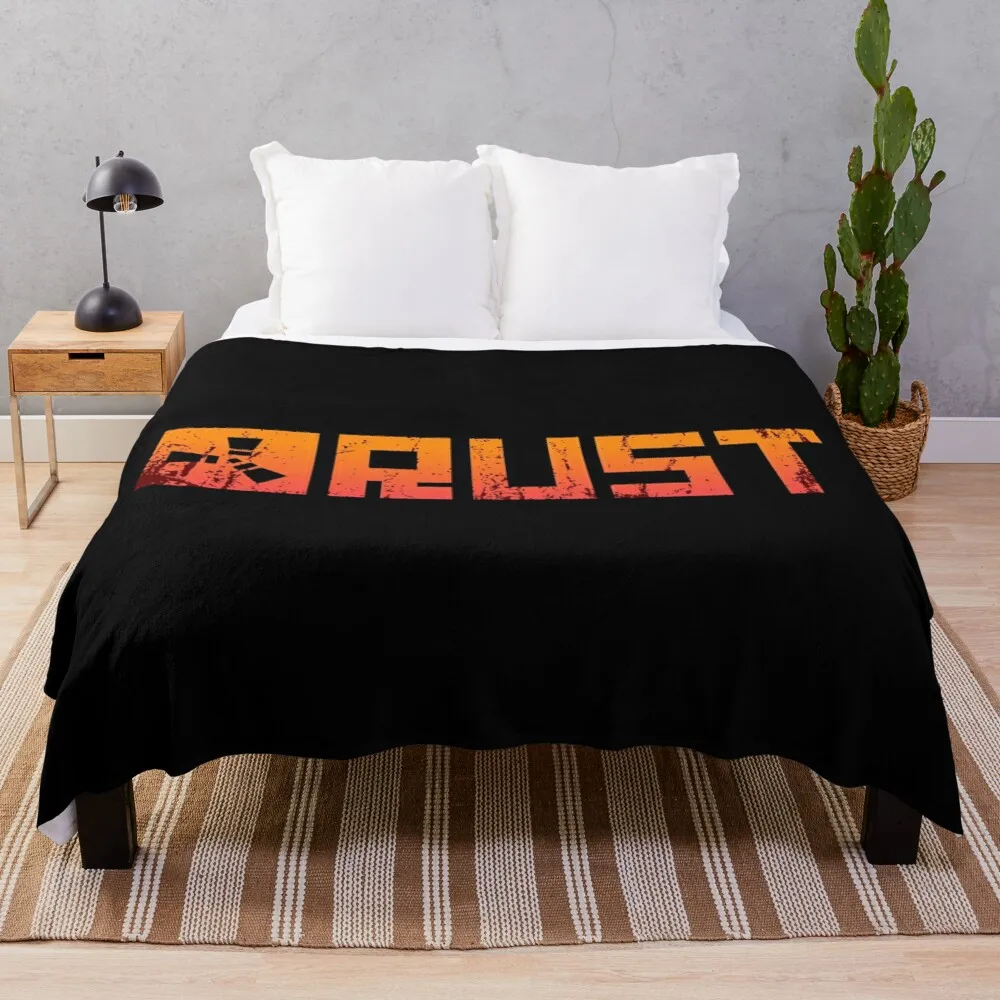 

rust game Throw Blanket kawaii blanket decorative bed blankets flannel blanket