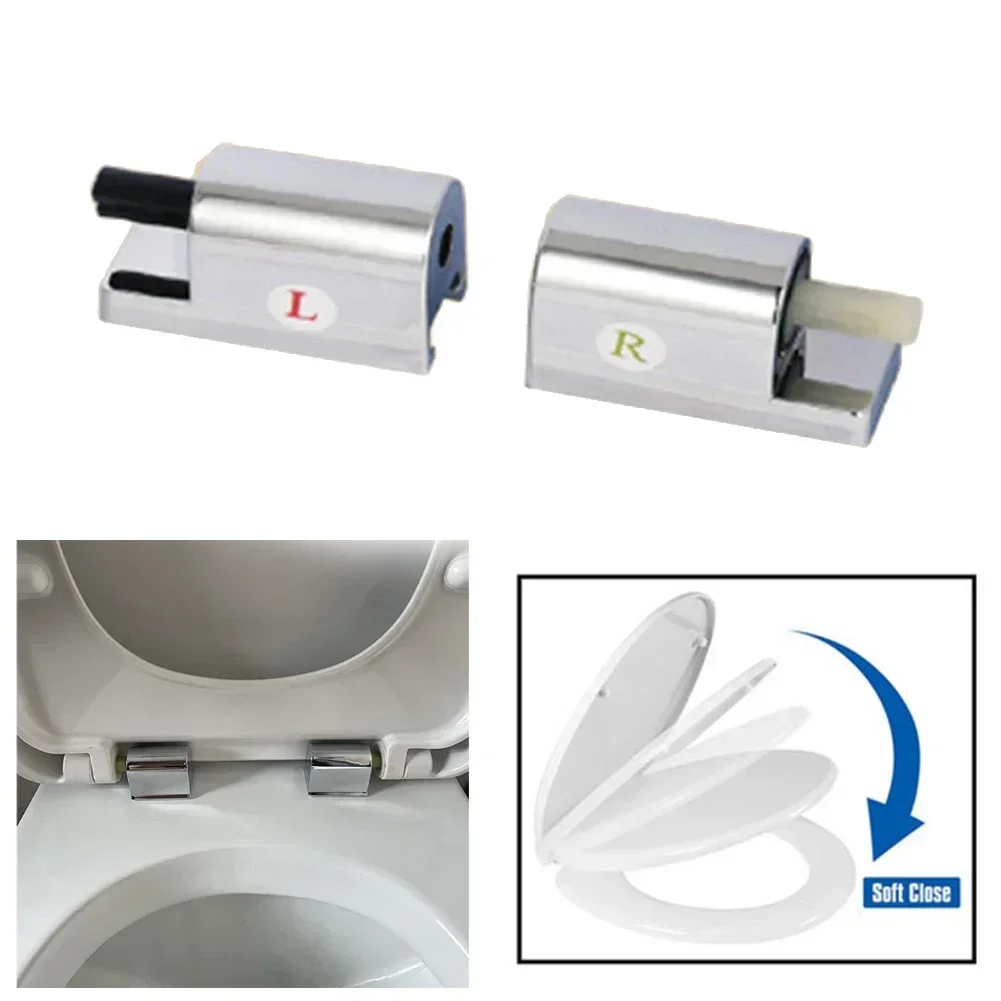 Toilet Soft Close Hinges Seat Hinge Replacement Traditional Contemporary Toilet Lid Hinges Fixing Connector Parts toilet cover toilet seat accessories toilet hinge replacement