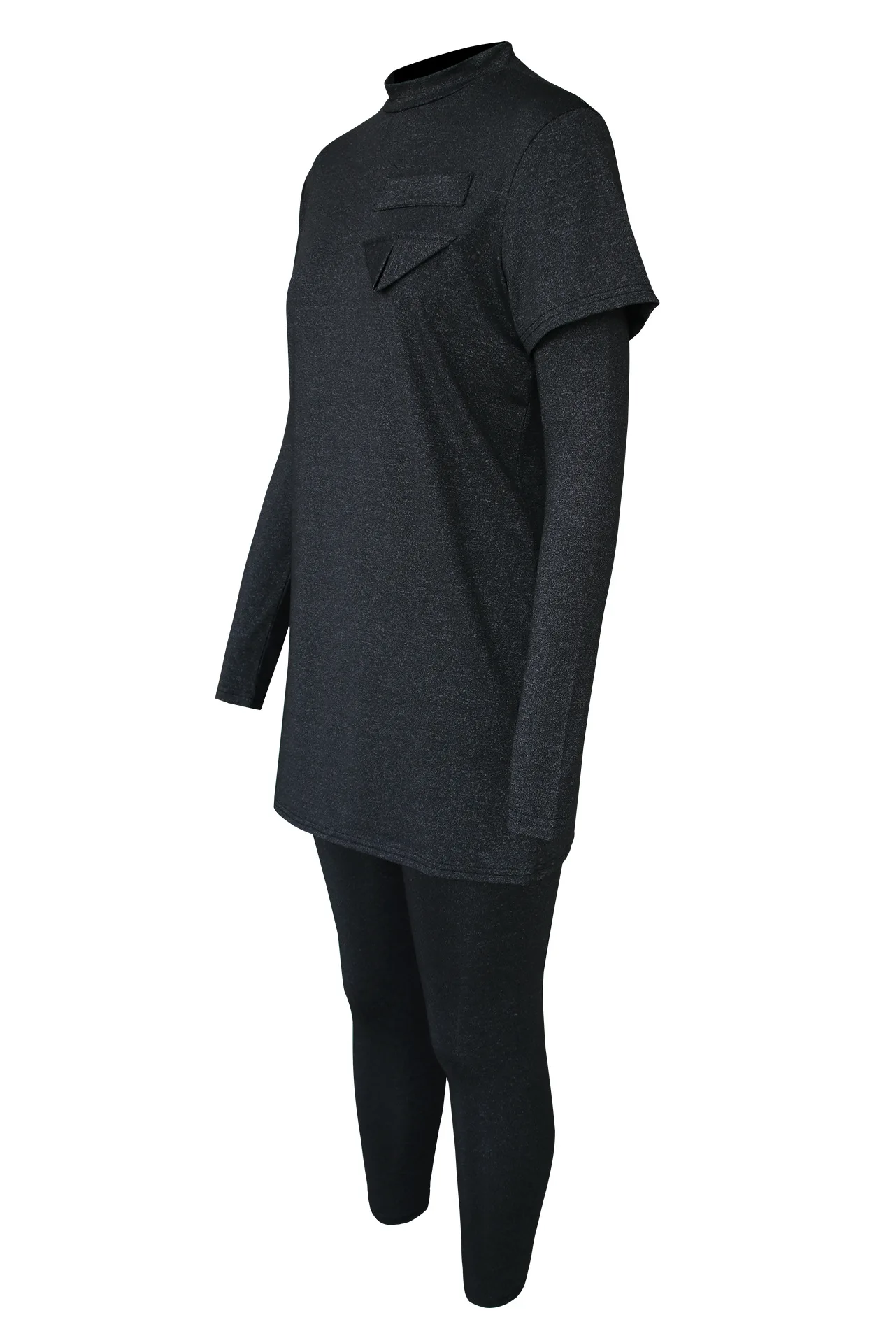 Muslim Sportswear Women Modest and Chic Sun-protective Muslim Sportswear for Women 3-Piece Set for Outdoor Running and Surfing